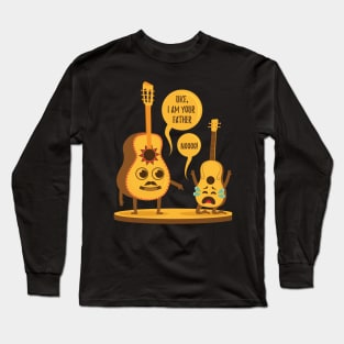 Uke I Am Your Father Ukulele Guitar Long Sleeve T-Shirt